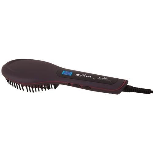 Escova Alisadora Britânia Modelle Roxa 230°C - Bivolt Menor preço em Escova Alisadora Britânia Modelle Roxa 230°C - Bivolt